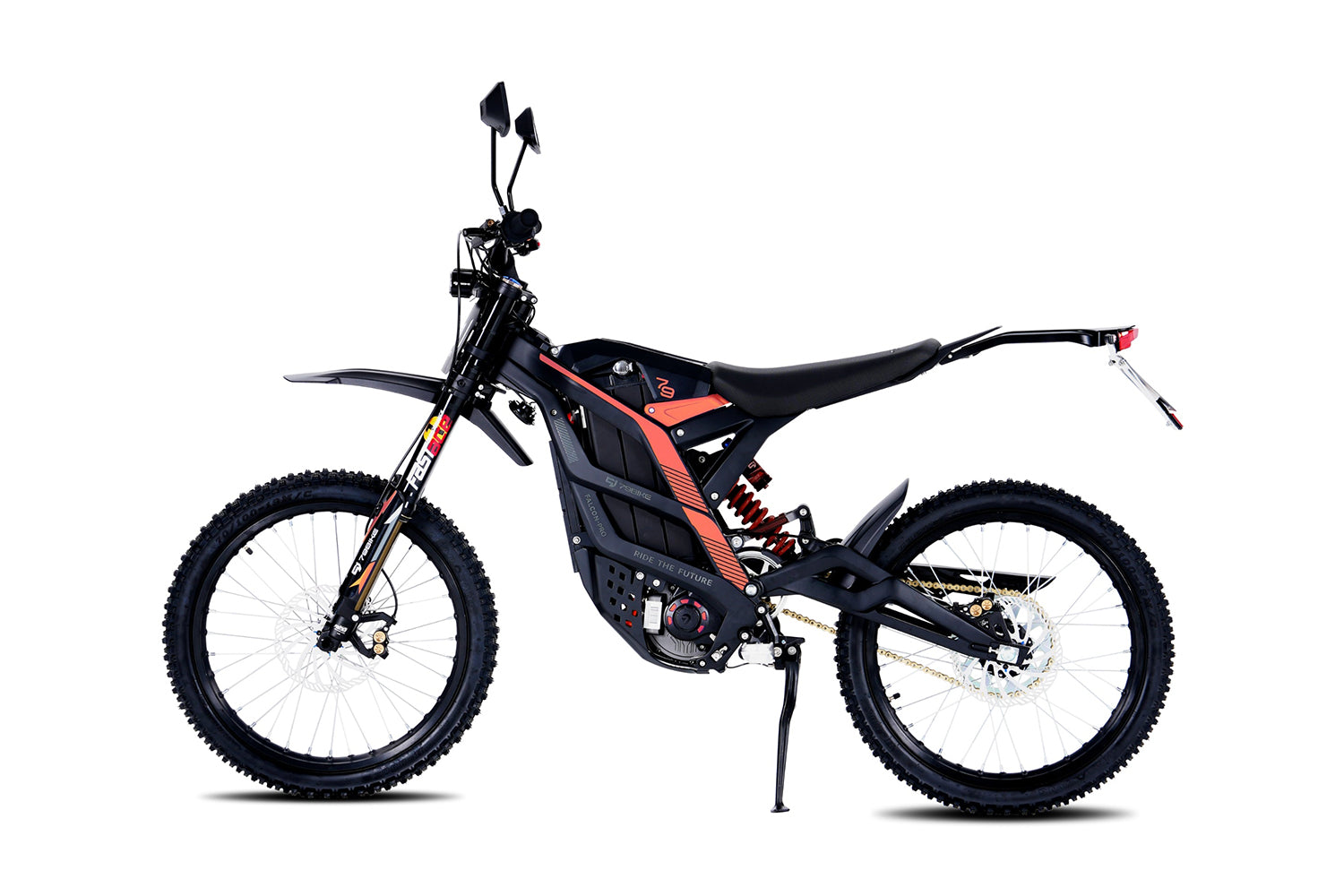79bike falcon pro electric dirt motorcycle black red