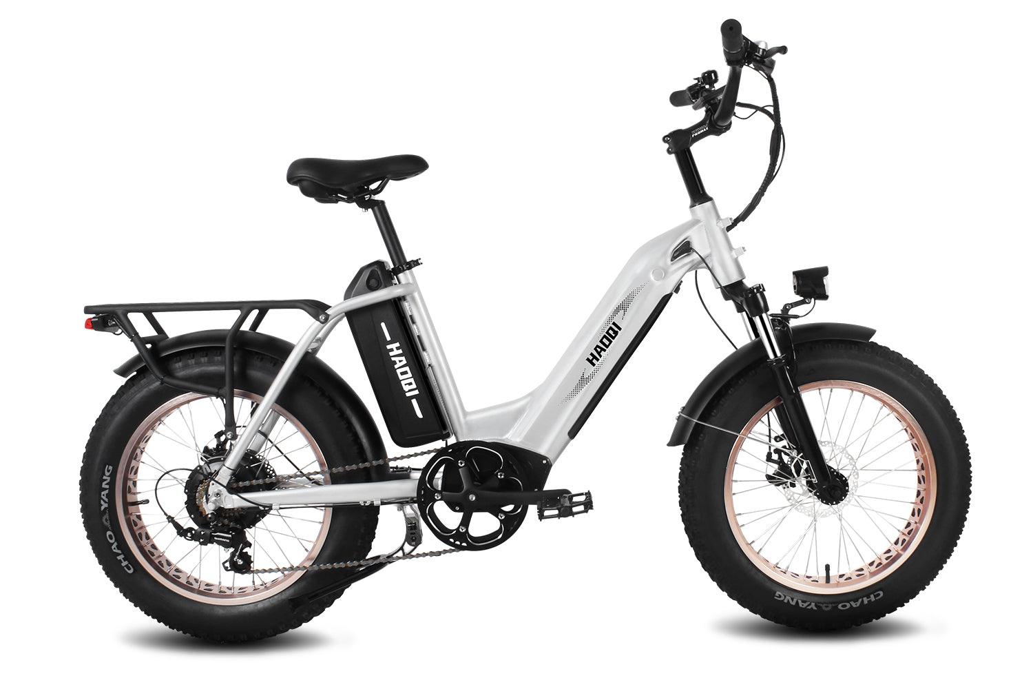 haoqi antelope cargo e-bike white