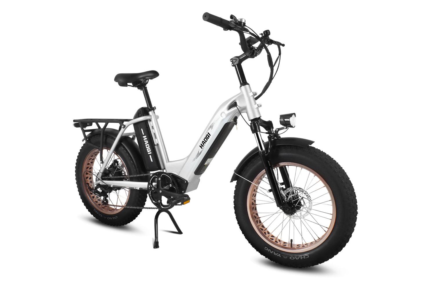 haoqi antelope cargo electric bike white