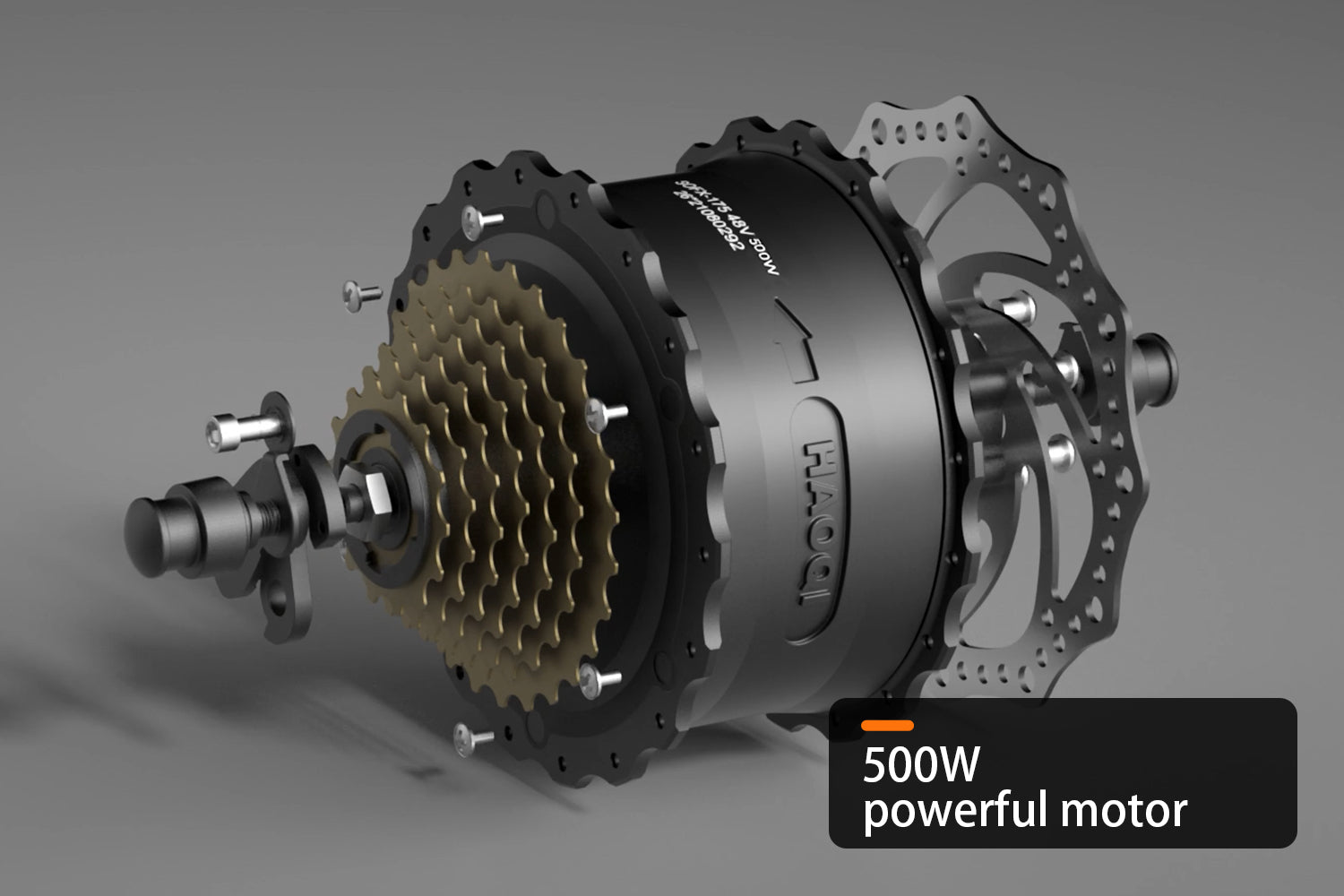 haoqi squirrel folding e-bike Motor