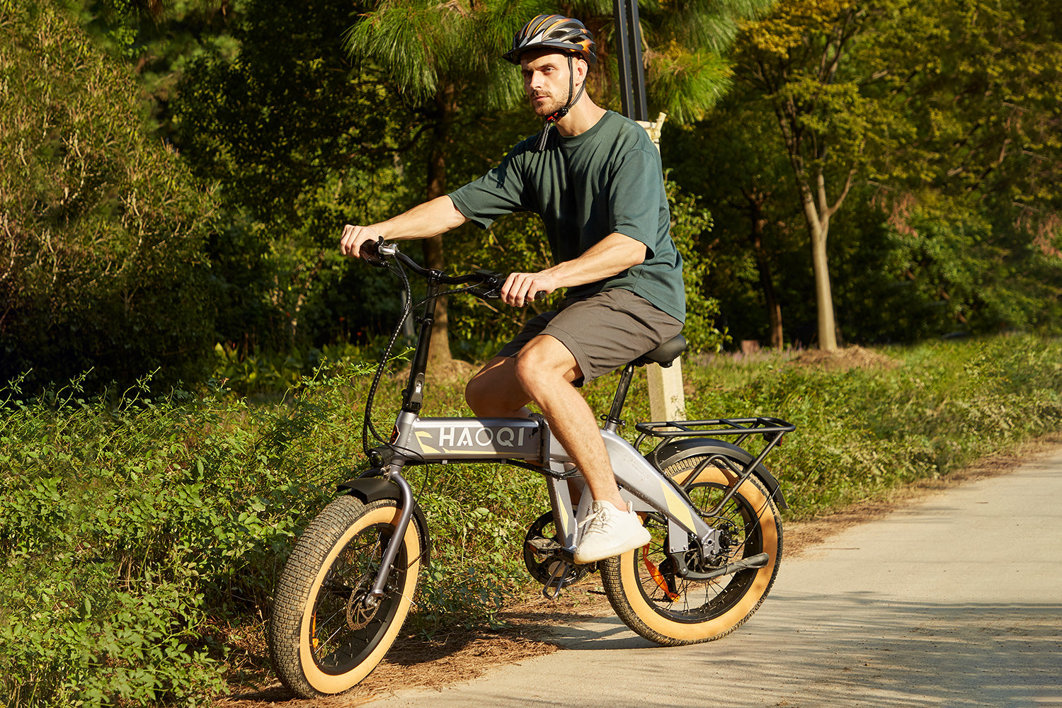 haoqi squirrel folding e-bike model