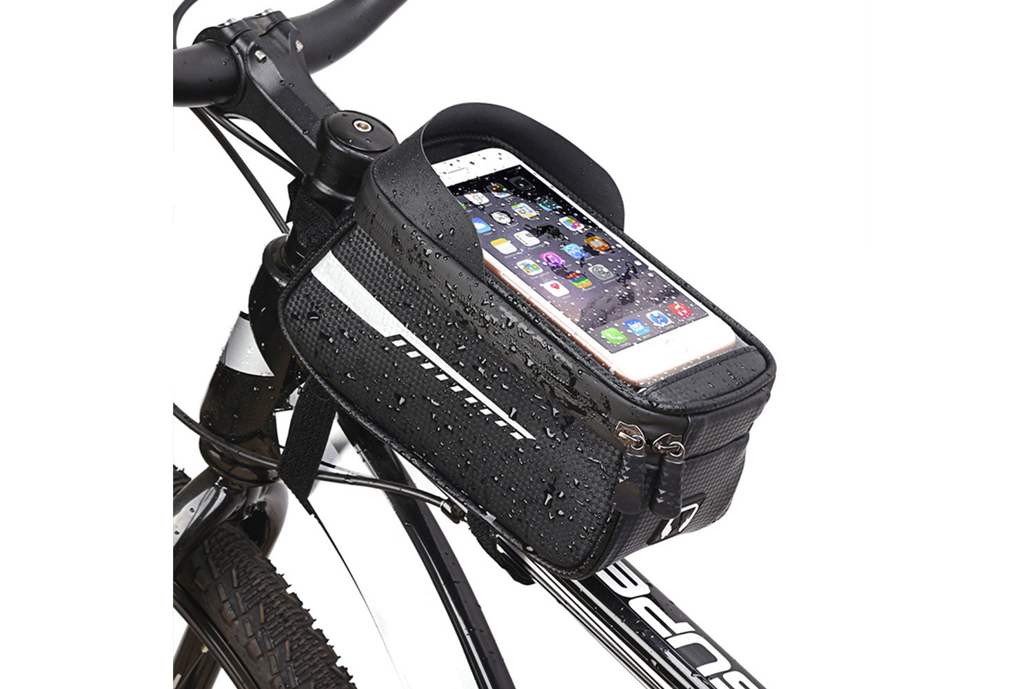 Tour – Wasserfeste Fahrrad Rahmentasche für Handy ▷ hulle24
