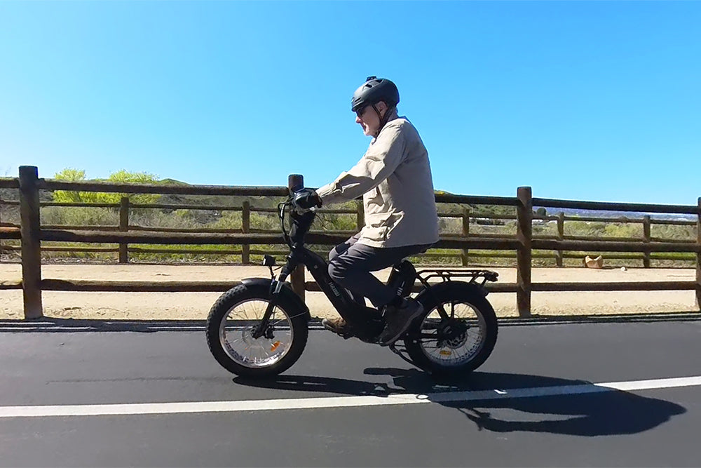 HAOQI Doppelbatterie E-Bike Ausflug