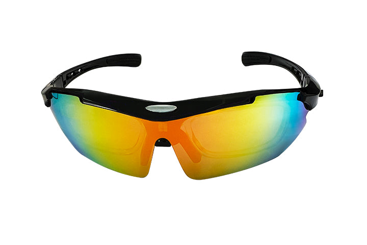 HAOQI E-Bike Sonnenbrille mit 5 austauschbaren Gläsern