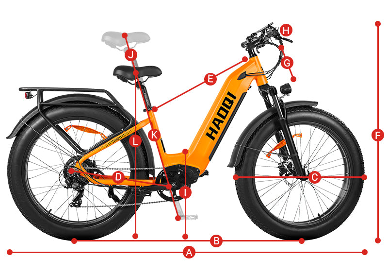 HAOQI Orange Eagle All-Terrain Elektrofahrrad