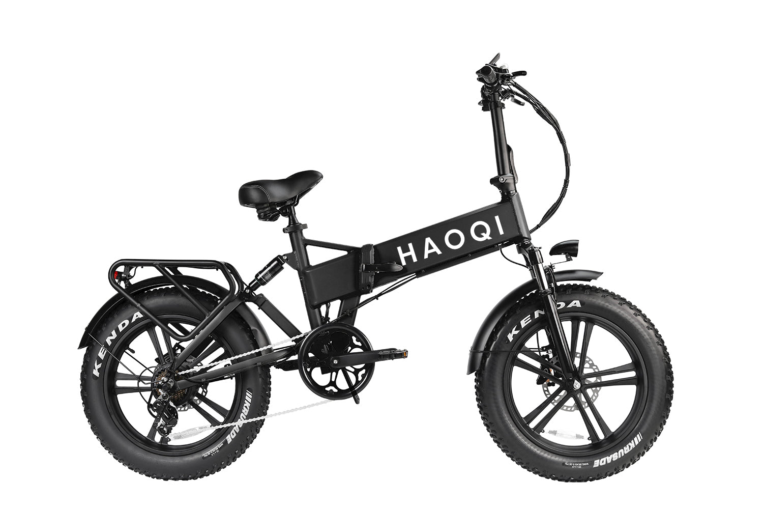 Haoqi Folding E-bike EB3 off-road tires black main image