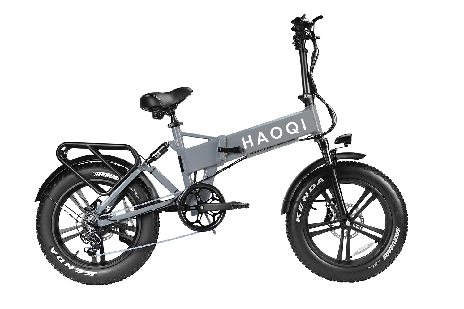 Haoqi Folding E-bike EB3 off-road tires grey main image