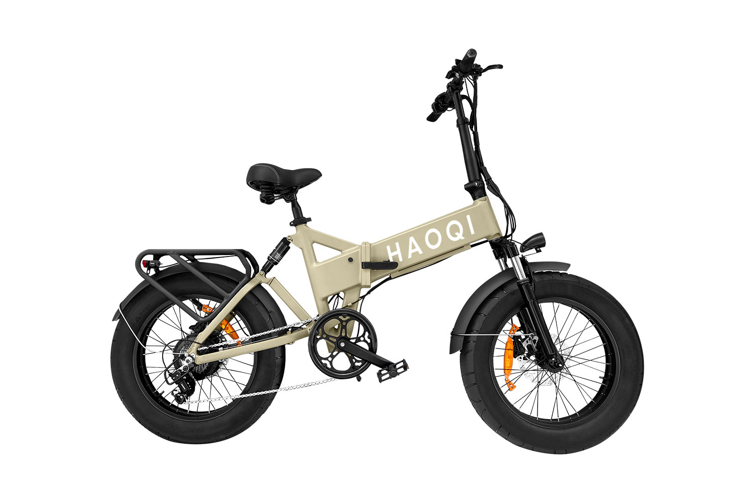 Haoqi Folding E-bike EB3 urban tires Khaki Main image