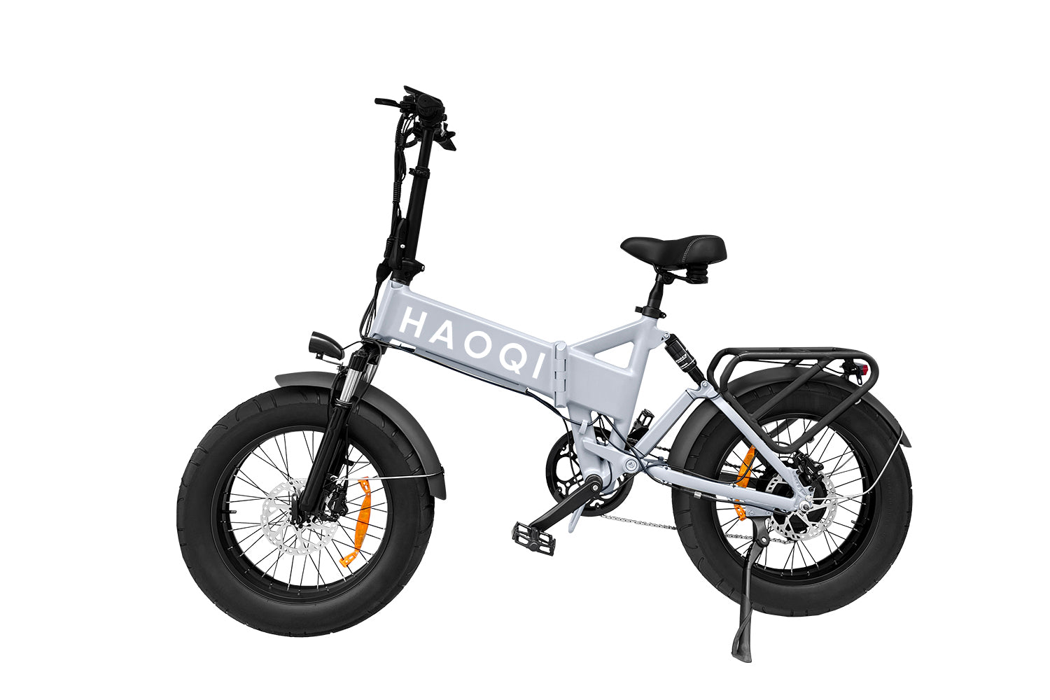 Haoqi Folding E-bike EB3 urban tires grey main image